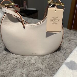 Sancia Elegant Cream Shoulder Bag